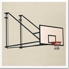 Extended Wall Folding Basketball Goals