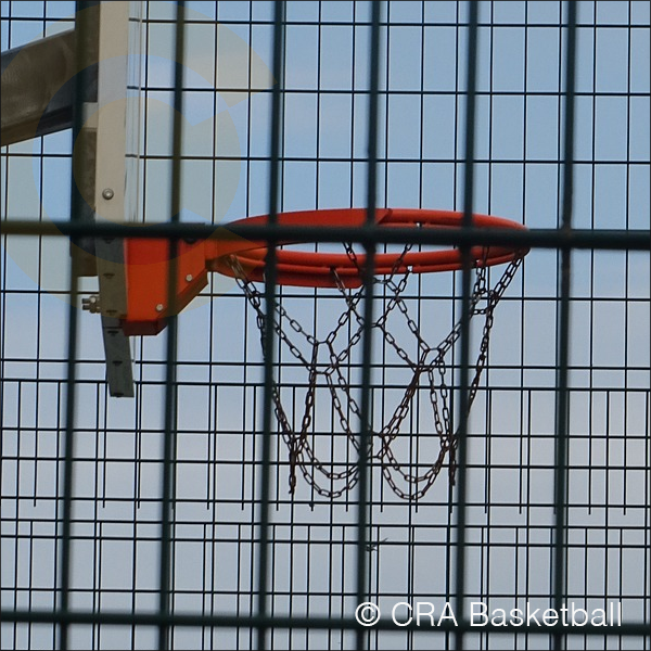 Multi use outdoor steel basketball court