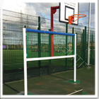 Multi Use Games Area Steel Basketball Goal Systems.